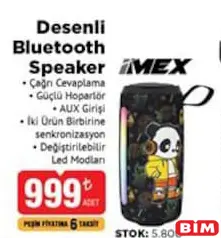 İMEX DESENLİ BLUETOOTH SPEAKER HOPARLÖR indirimli fiyat İMEX DESENLİ BLUETOOTH SPEAKER HOPARLÖR fiyat ve kampanya bilgisi